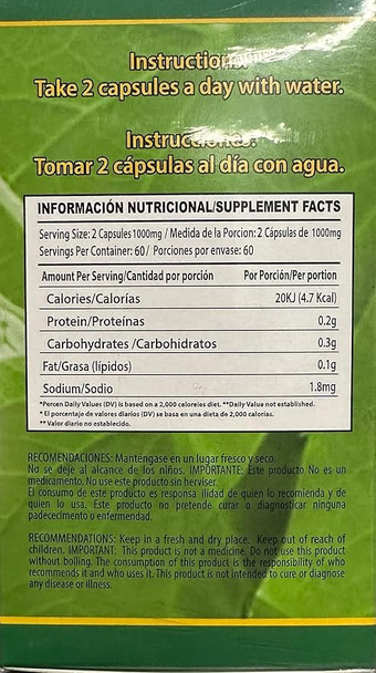 Lo+ Natural Pata de Vaca Capsules: Comprehensive Diabetic Support (60cap)