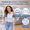 Universal Crutch Underarm Pad + Hand Grip Covers - All Colors