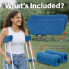 Universal Crutch Underarm Pad + Hand Grip Covers - All Colors