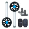 TREADZ/Sport Edition: Universal Walker Wheel Kit with Universal FlexFit Ski Glides