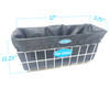 BUNDLE: Premium Wire Walker Basket with Washable Basket Liner - All Colors