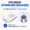2PCS Top Glides TuffSki Walker Ski Glides - 1 Pair