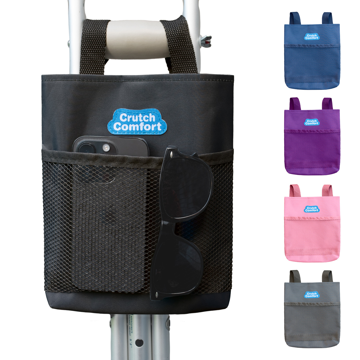 Crutch Comfort Large Universal 2-Pocket 8