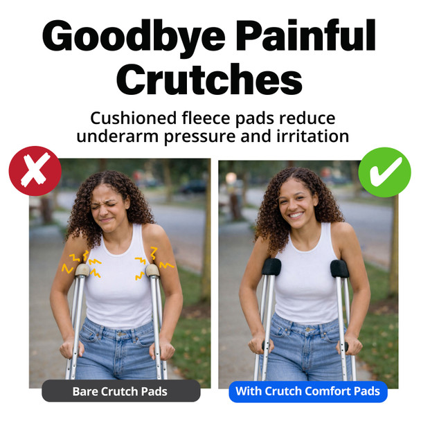 Crutch Comfort Universal Crutch Underarm Pad Covers - All Colors