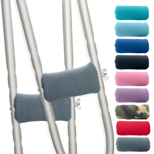 Universal Crutch Hand Grip Covers - All Colors
