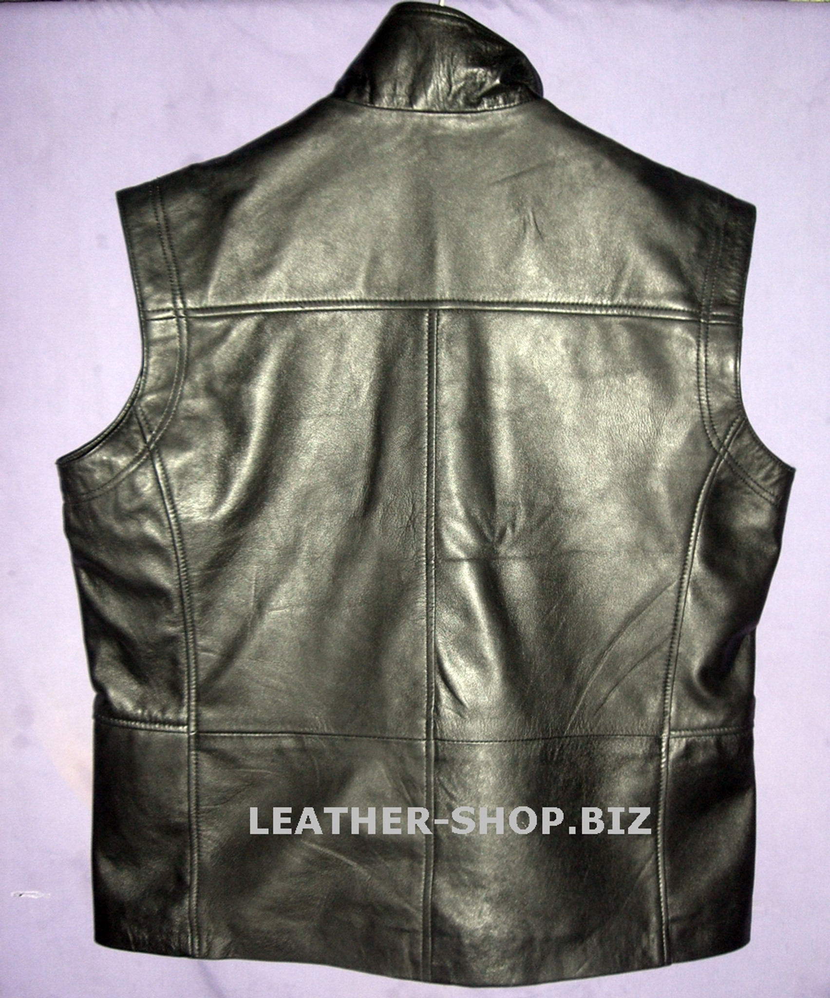 Mens Leather Vest Custom Made Style MLVL10 Buy yours here.