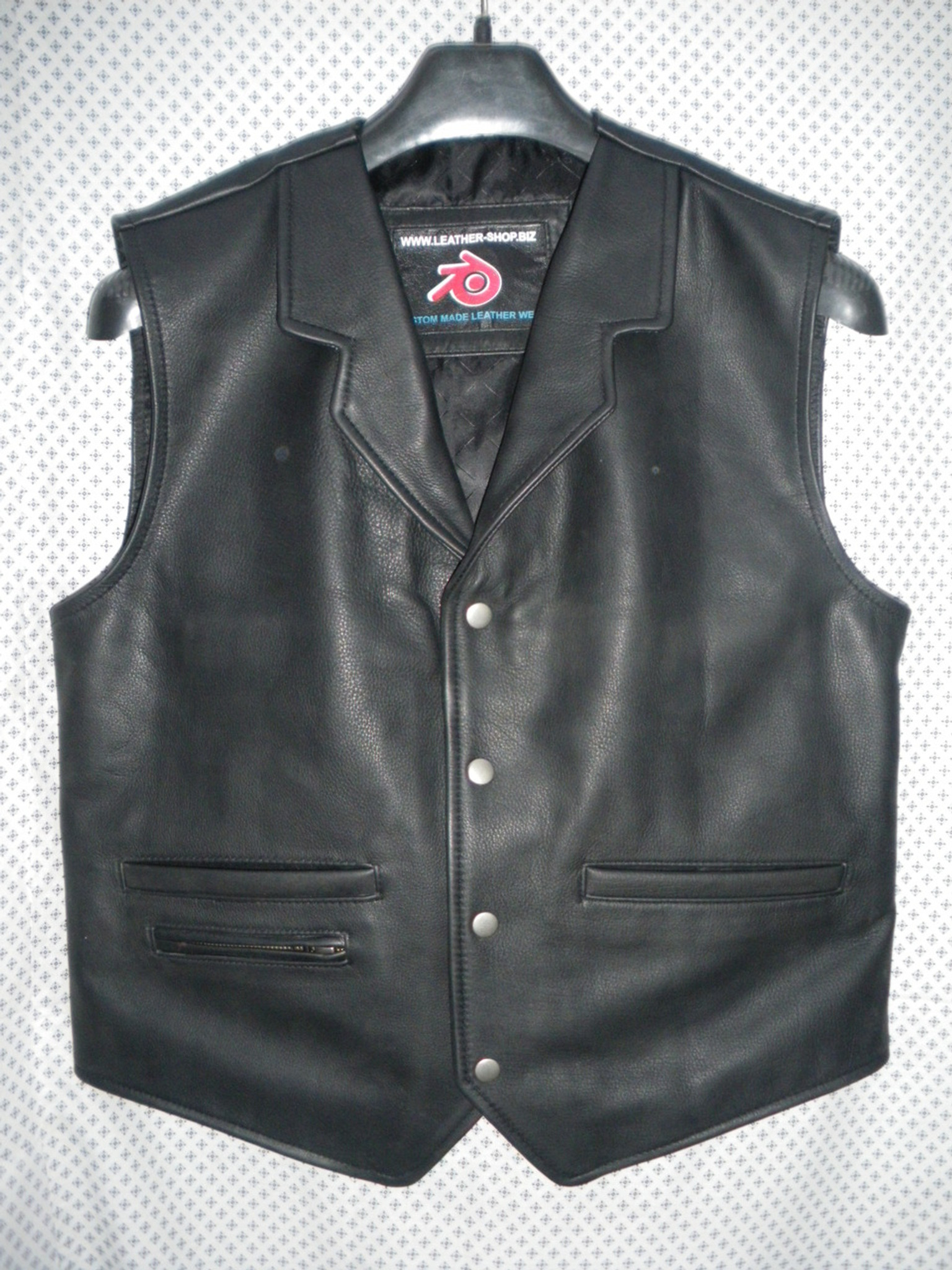 Mens Leather Vest Western Style MLV85 9 Colors, all sizes