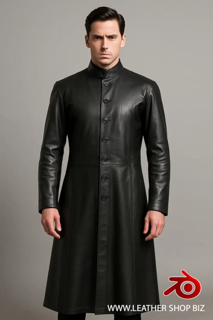 Leather Trench Coat WWII German Style MTC639 get yours now.
