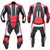 leather motorcycle suits made to order style MS333 suit fron and back view