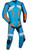 Leather racing suit custom made - style MS26888 WWW.LEATHER-SHOP.BIZ light blue front pic