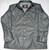 Mens lambskin leather shirt LS060 dark gray with French Cuffs front pic 2