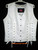 Ladies Leather Vest style WLV1216 white front.