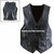 Ladies Leather Vest style WLV1260 front + back