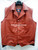 Mens Leather Vest Western Style MLV88 2 gun pockets, longer back
