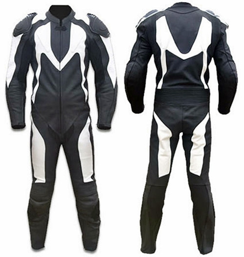 Leather racing suit custom made style MS313