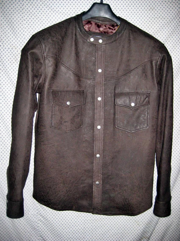 ls018-no-collar-brown-distressed-lambskin-leather-shirt-custom-made-www.leather-shop.biz-front-pic.jpg