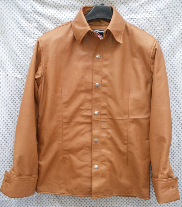 mens-lambskin-leather-shirt-ls060-light-brown-with-french-cuffs-front-pic.jpg