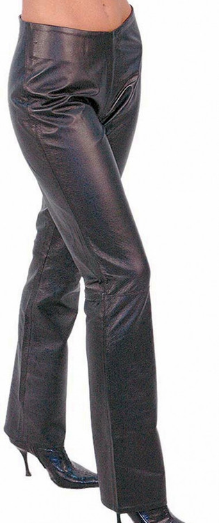 Womans Lambskin Leather Pants WLP221 | LEATHER-SHOP.BIZ