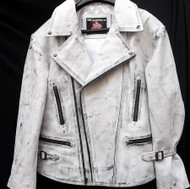 Leather Jacket Distressed Style MLJ114 Custom-Made In 9 Colors