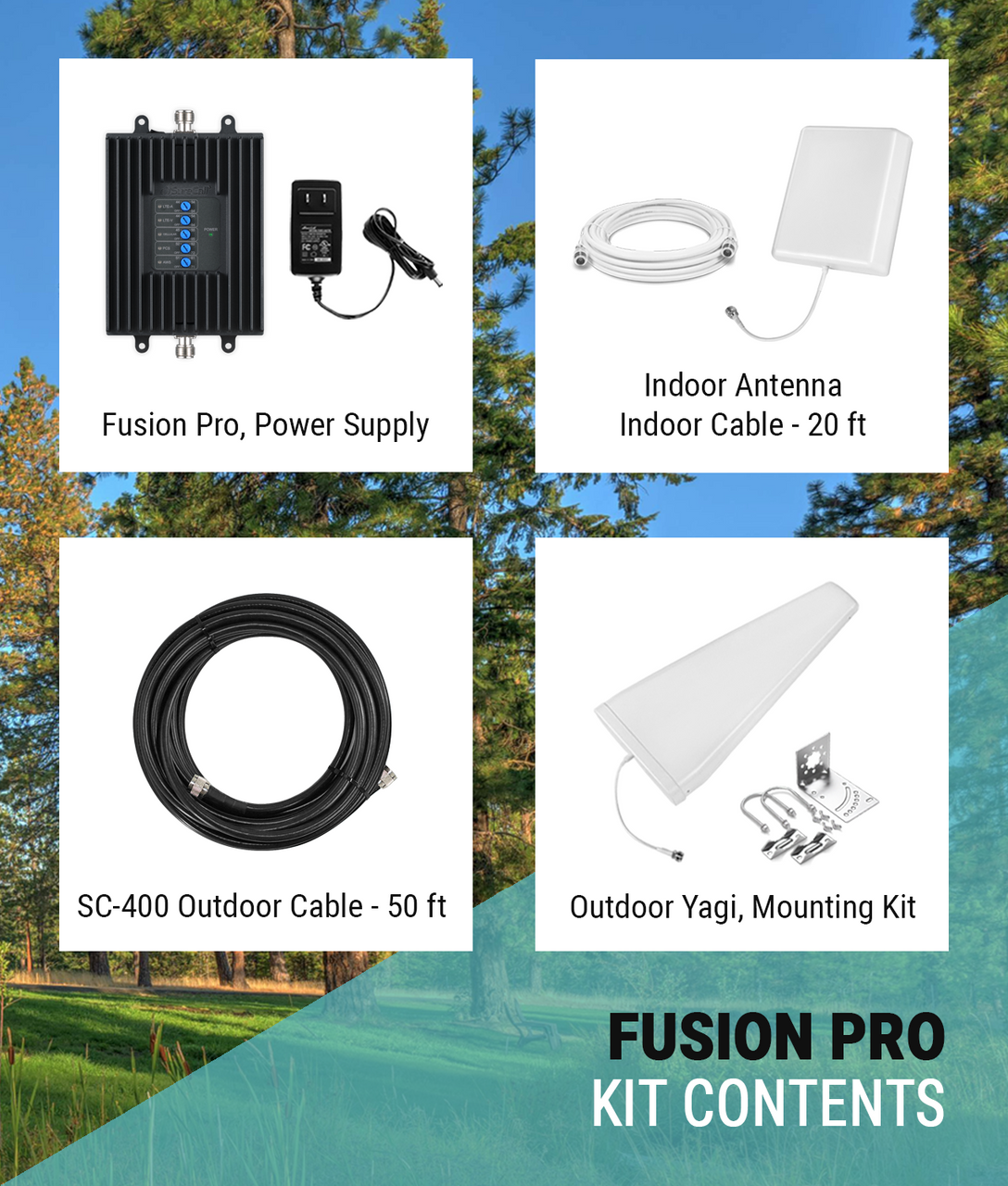 Fusion Professional Residential Cell Phone Booster