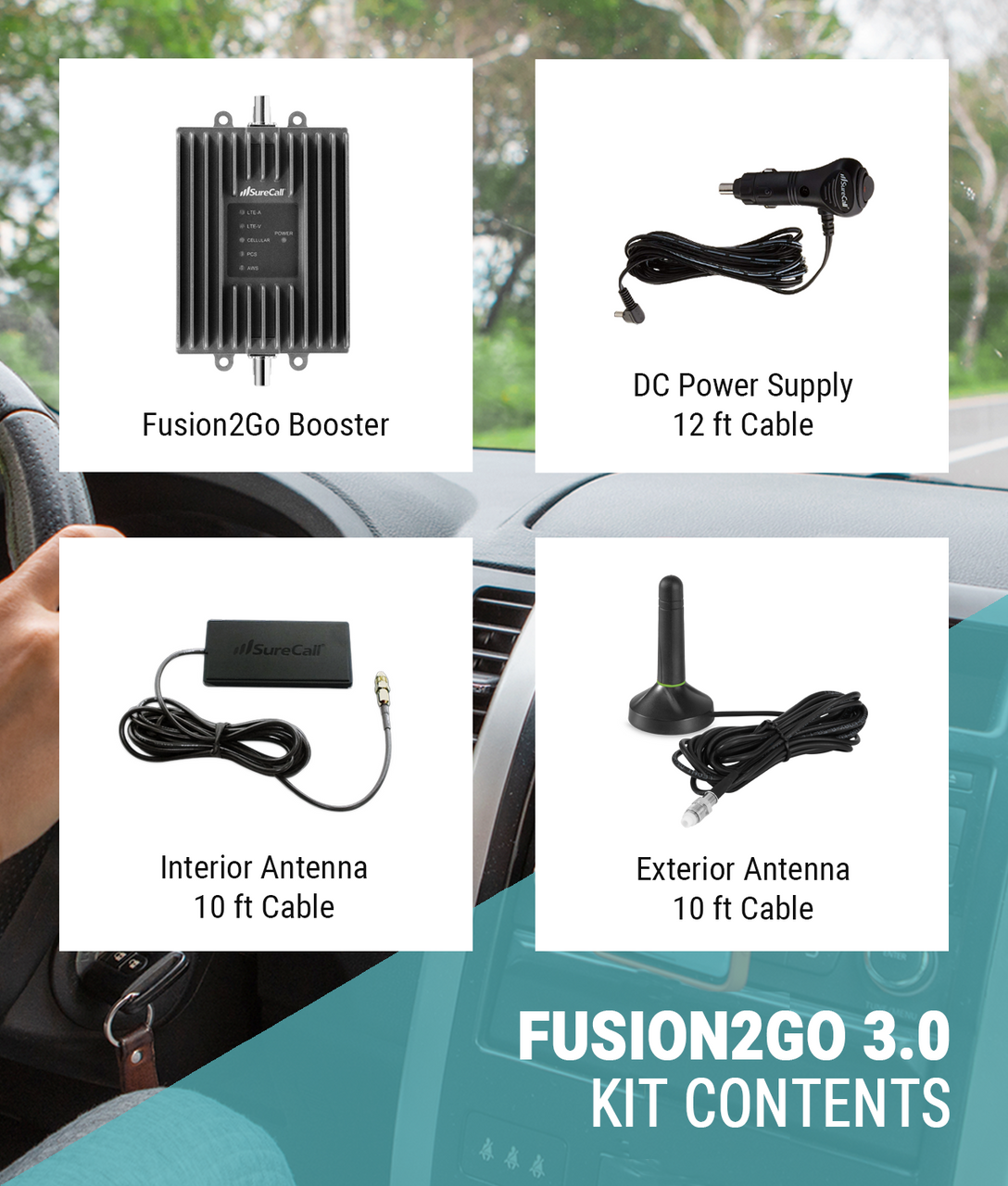 Fusion2Go Vehicle Signal Booster SureCall