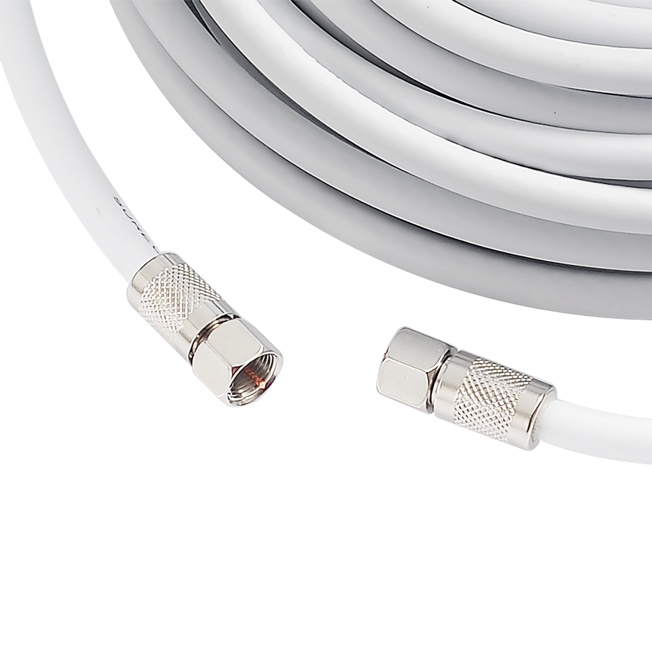 Commercial Electric 50 ft. RG-6 White Coaxial Cable