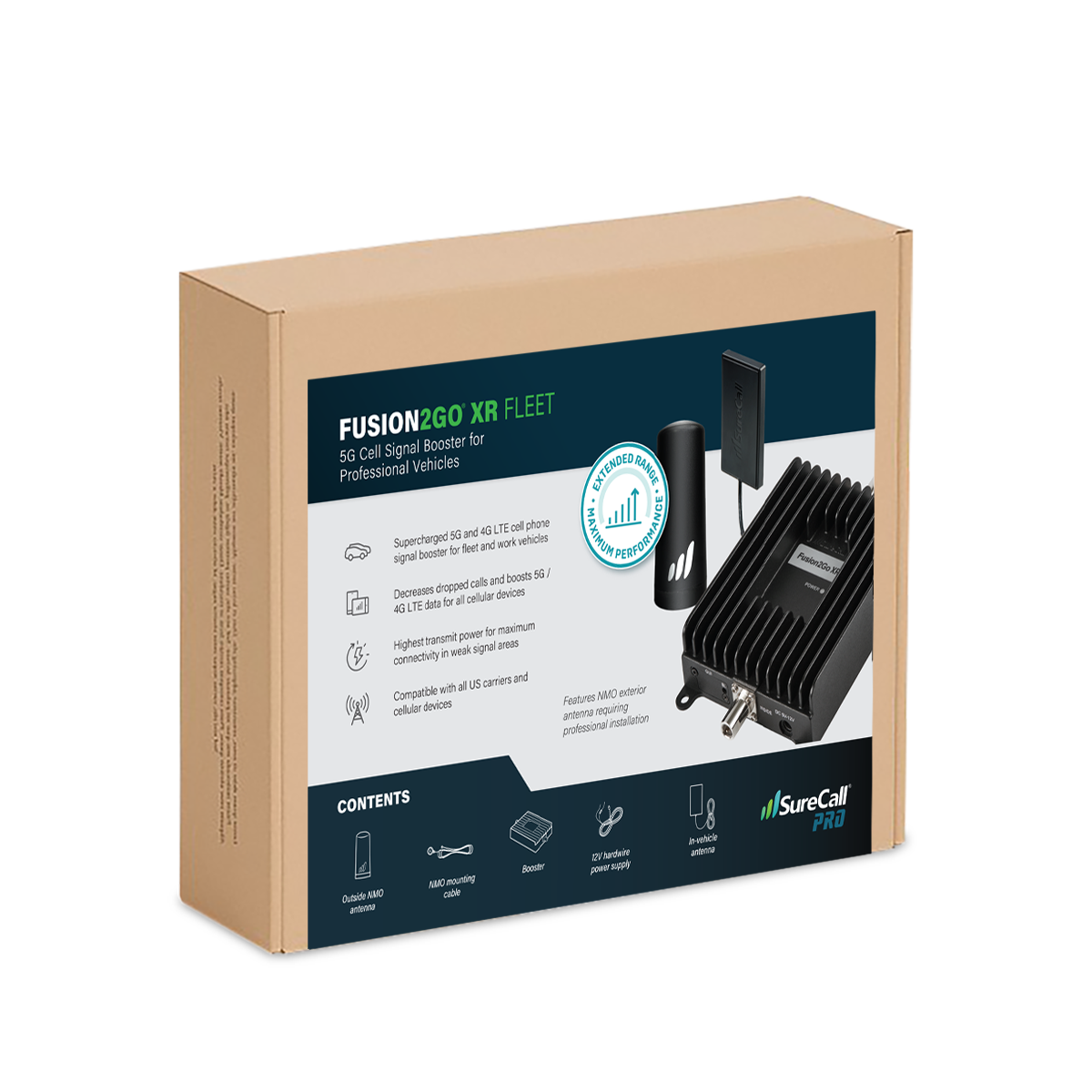 Fusion2go Automobile Cell Phone Booster Fusion2go Xr Surecall