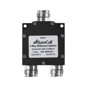 C-Band 2-Way Splitter with 4.3-10 Female Connectors 698-4000 MHz