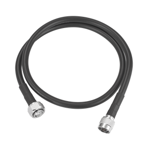 3 ft Black SC-400 cable with 4.3-10 Male to N-Male connectors