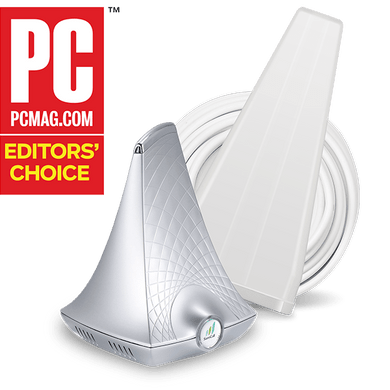 Image of Flare 3.0 cell phone booster with PC editor's choice award.