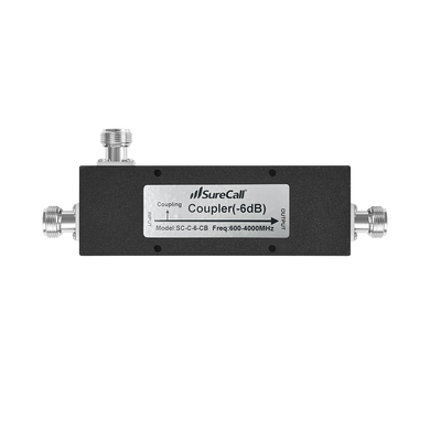 C-Band 6 dB Coupler with N-Female Connectors 600-4000 MHz