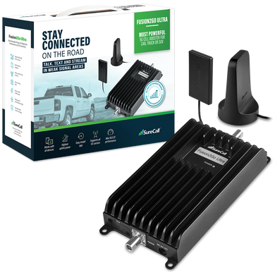 Fusion2Go Ultra Cell Signal Booster for Car, Truck, SUV