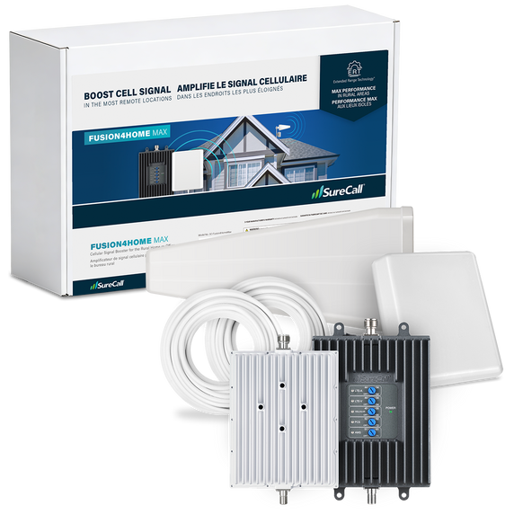 Fusion4Home Max Cell Signal Booster with ERT Technology
