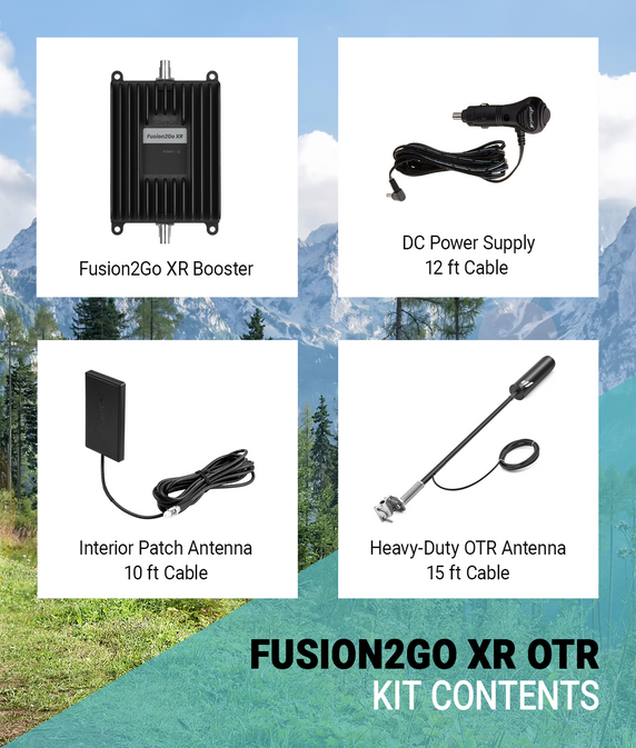 Fusion2Go XR OTR Truck Cell Phone Signal Booster