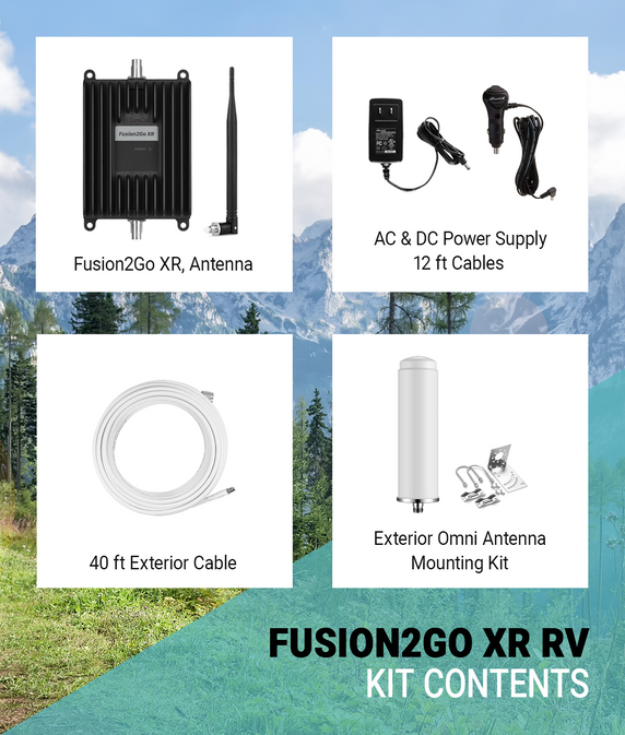 Fusion2Go XR RV Cell Phone Signal Booster