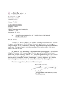 T-Mobile Carrier Approval Letter