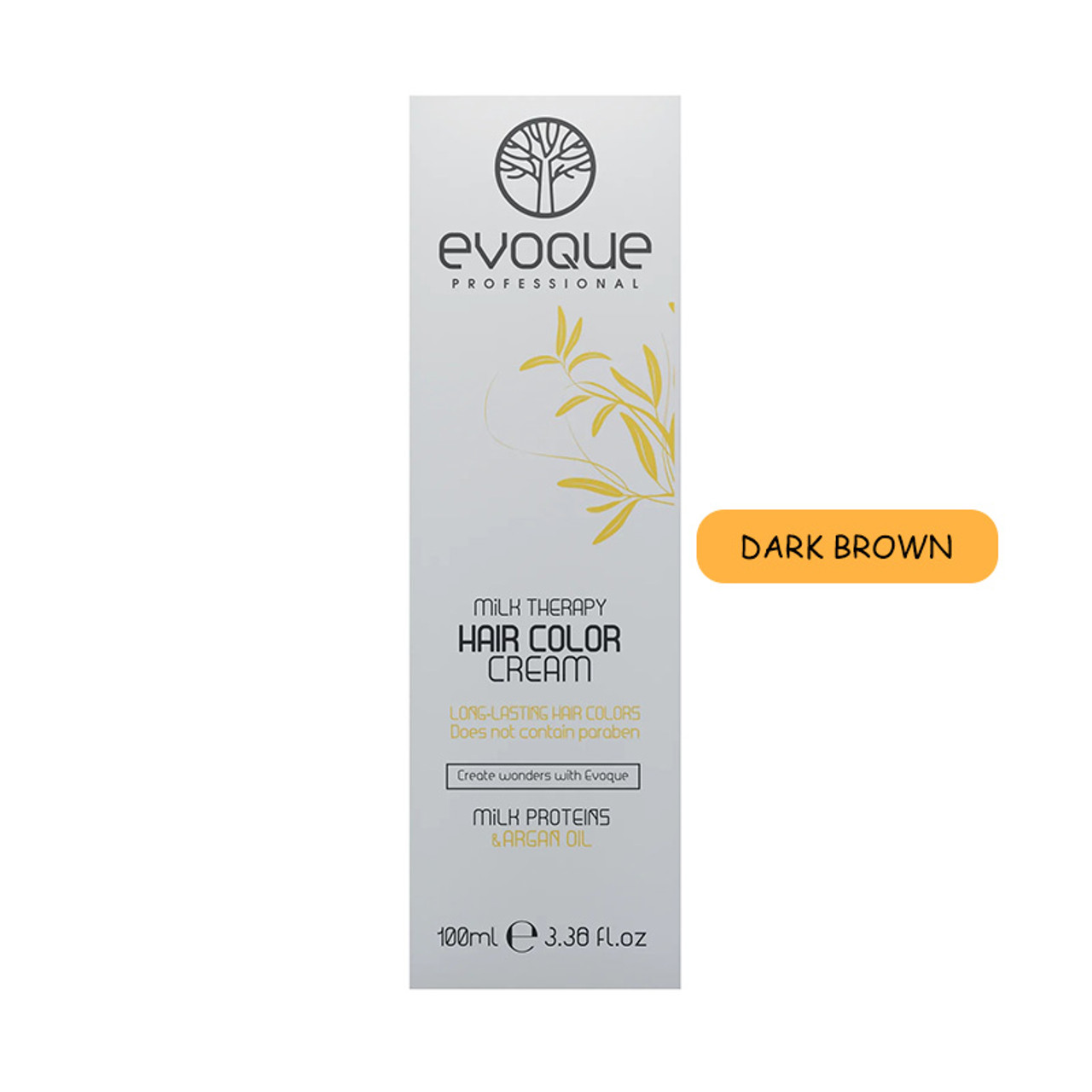EVOQUE MILK THERAPY HAIR COLOR 100ML # 3 DARK BROWN