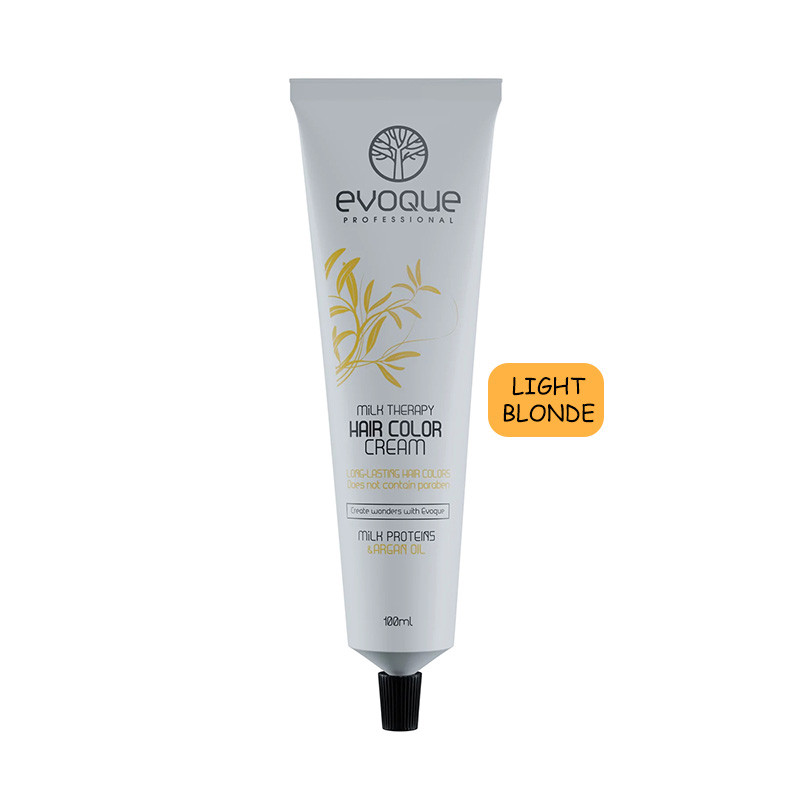 EVOQUE MILK THERAPY HAIR COLOR 100ML # 8 LIGHT BLONDE - MSQUARE BEAUTY