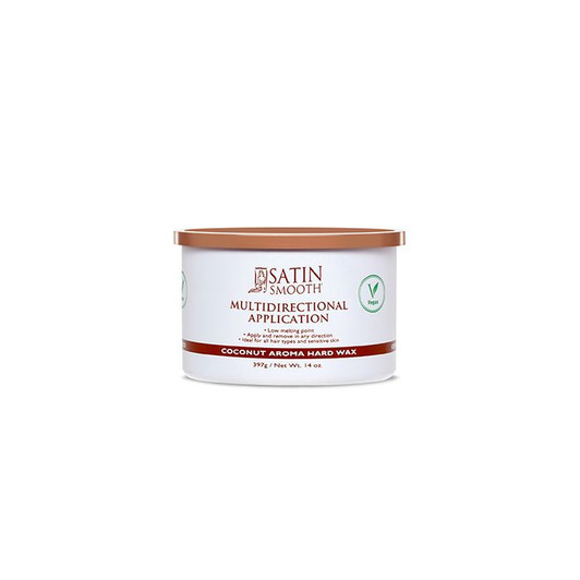 SATIN SMOOTH MULTIDIRECTIONAL APPLICATION COCONUT AROMA HARD WAX