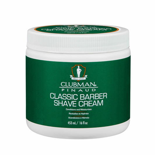 CLUBMAN PINAUD CLASSIC BARBER SHAVE CREAM 16FL OZ