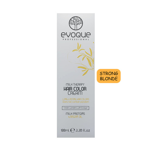 EVOQUE MILK THERAPY HAIR COLOR 100ML # 7S  STRONG BLONDE