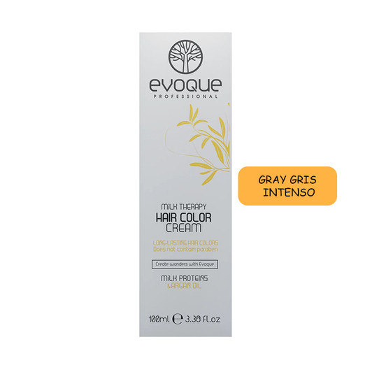 EVOQUE MILK THERAPY HAIR COLOR 100ML GRAY GRIS INTENSO