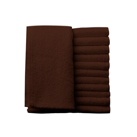 PARTEX dlux 3 PRO SALON TOWELS CHOC BROWN 12 PK 16 *29