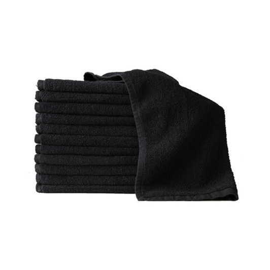 PARTEX EDGE PRO NAIL/SALON TOWELS JET BLK 12 PK 16*27