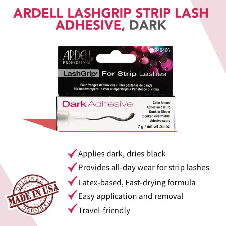ARDELL DARK ADHESIVE GLUE .25OZ