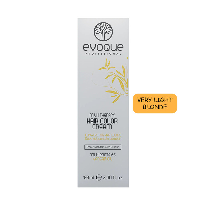 EVOQUE MILK THERAPY HAIR COLOR 100ML # 9 VERY LIGHT BLONDE