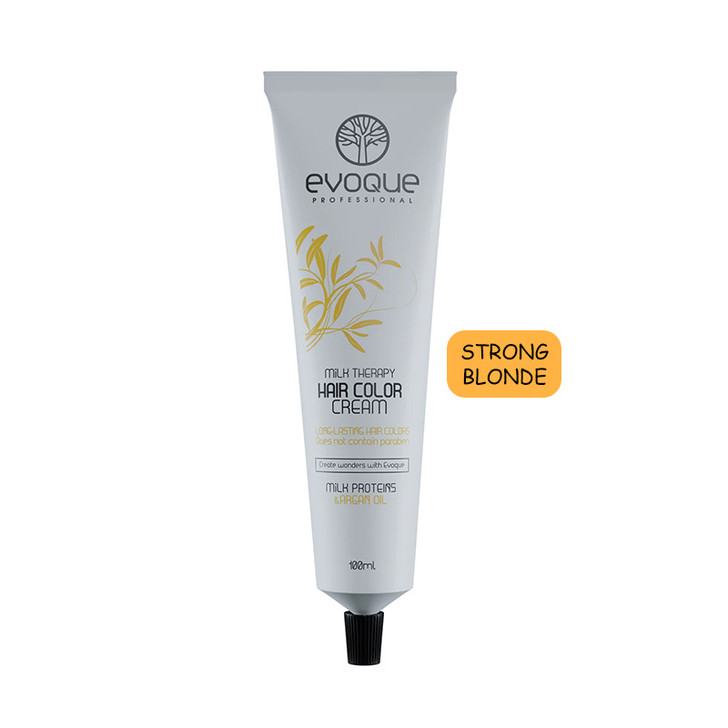 EVOQUE MILK THERAPY HAIR COLOR 100ML # 7S  STRONG BLONDE