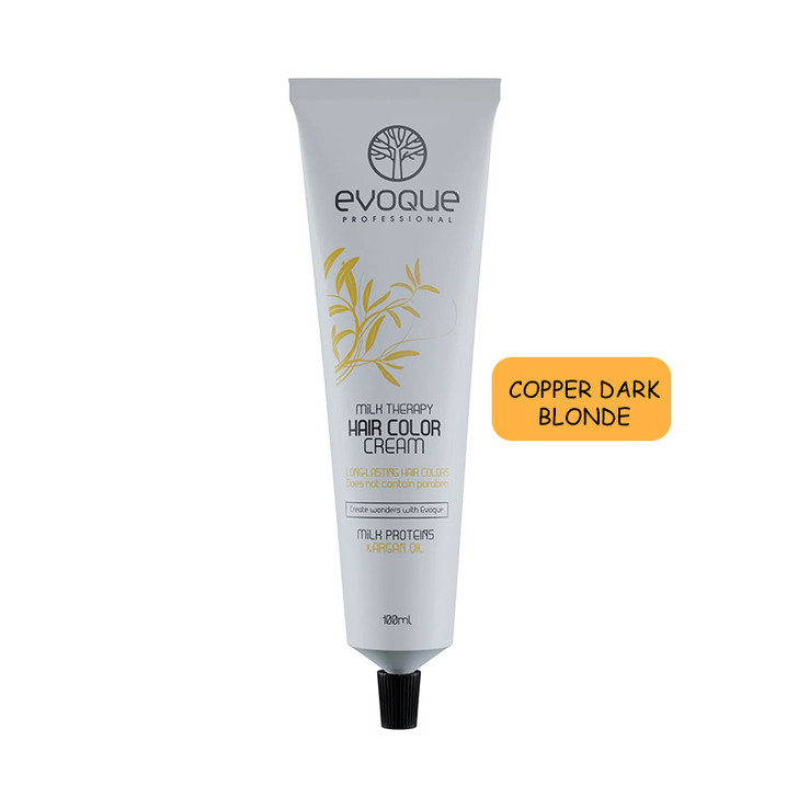 EVOQUE MILK THERAPY HAIR COLOR 100ML # 6.4COPPER DARK BLONDE