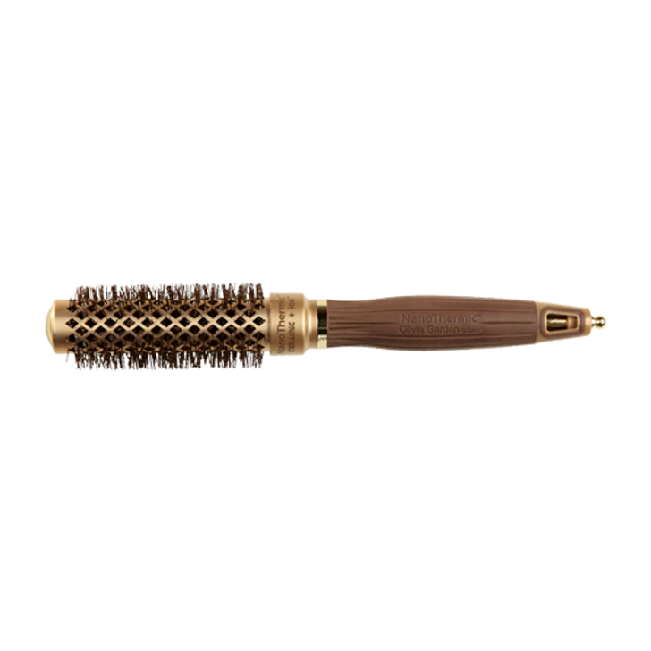 OLIVIA GARDEN NANO 1*   BRWN RND BRUSH