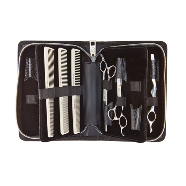 OLIVIA GARDEN SILK CUT PRO LARGE CASE DEAL 5.75*